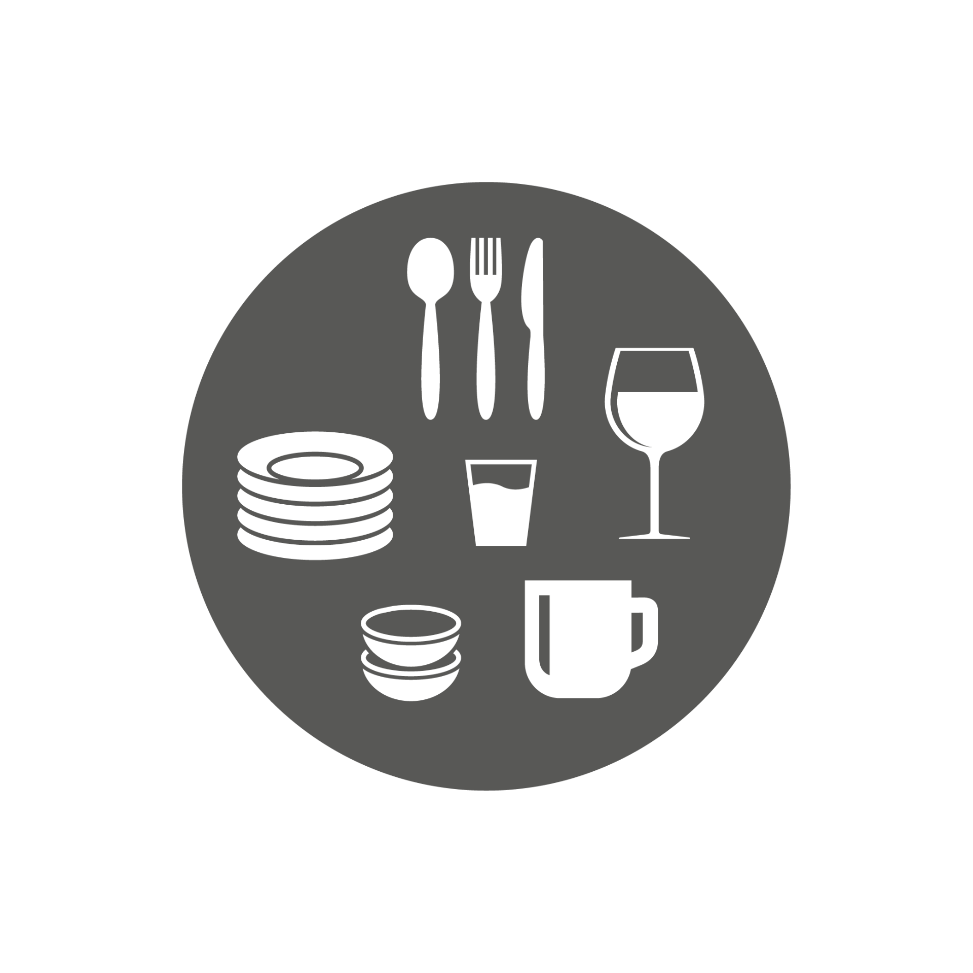 Geschirr, Gläser & Besteck